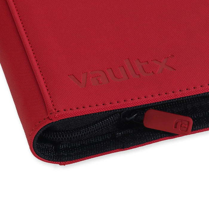 Vault X: 4-Pocket Zip Binder (Fire Red)