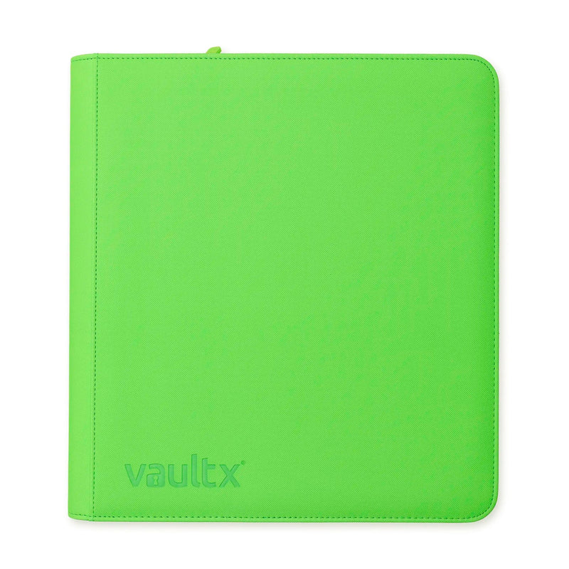 Vault X: 12-Pocket Zip Binder (Neon Green)