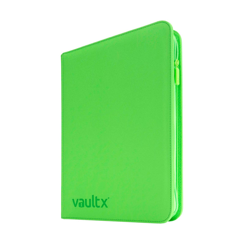 Vault X: 9-Pocket Zip Binder (Neon Green)