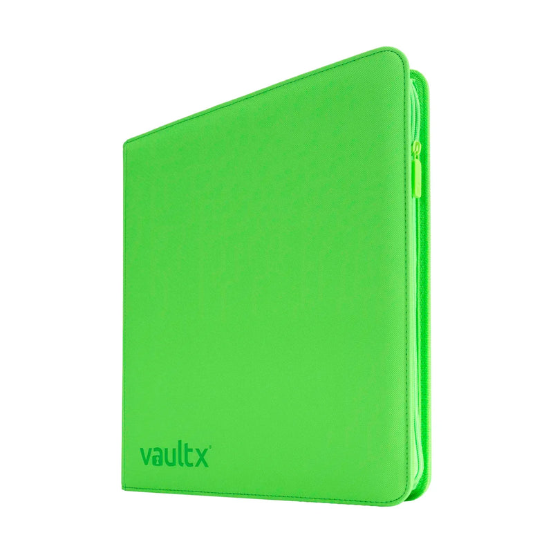 Vault X: 12-Pocket Zip Binder (Neon Green)