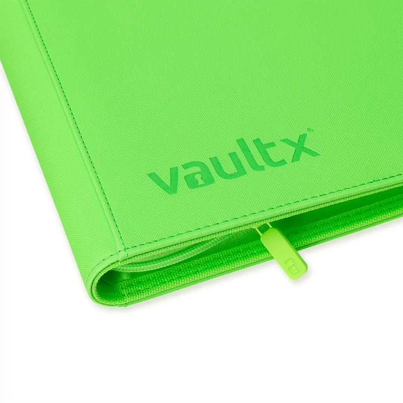 Vault X: 9-Pocket Zip Binder (Neon Green)