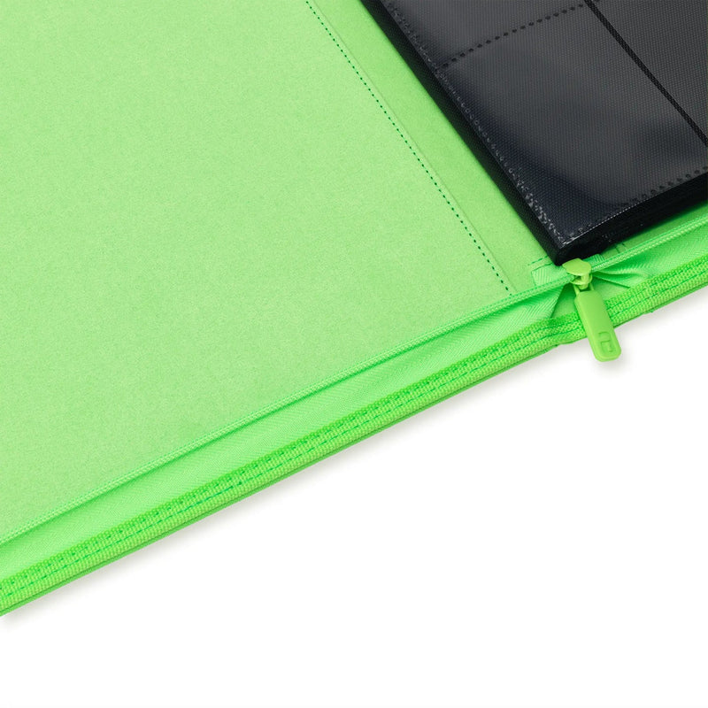 Vault X: 12-Pocket Zip Binder (Neon Green)