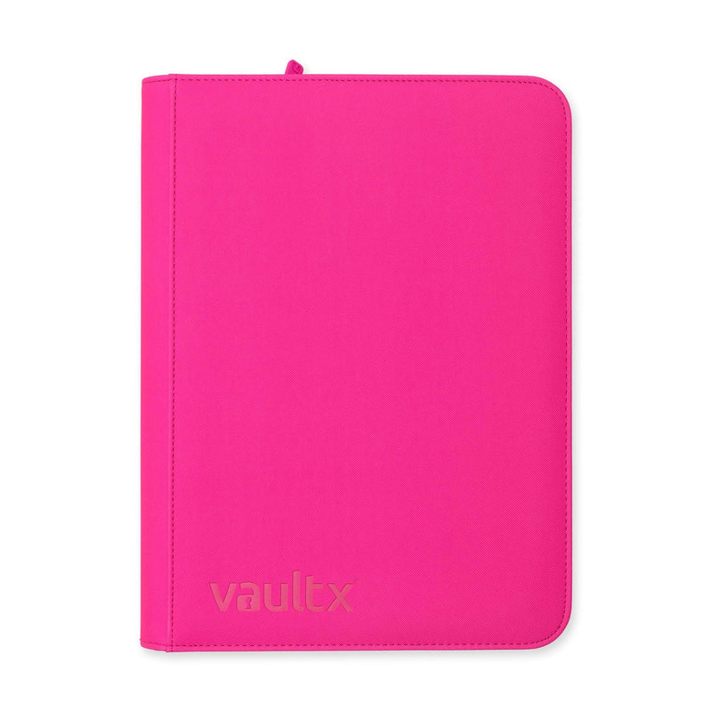 Vault X: 9-Pocket Zip Binder (Neon Pink)