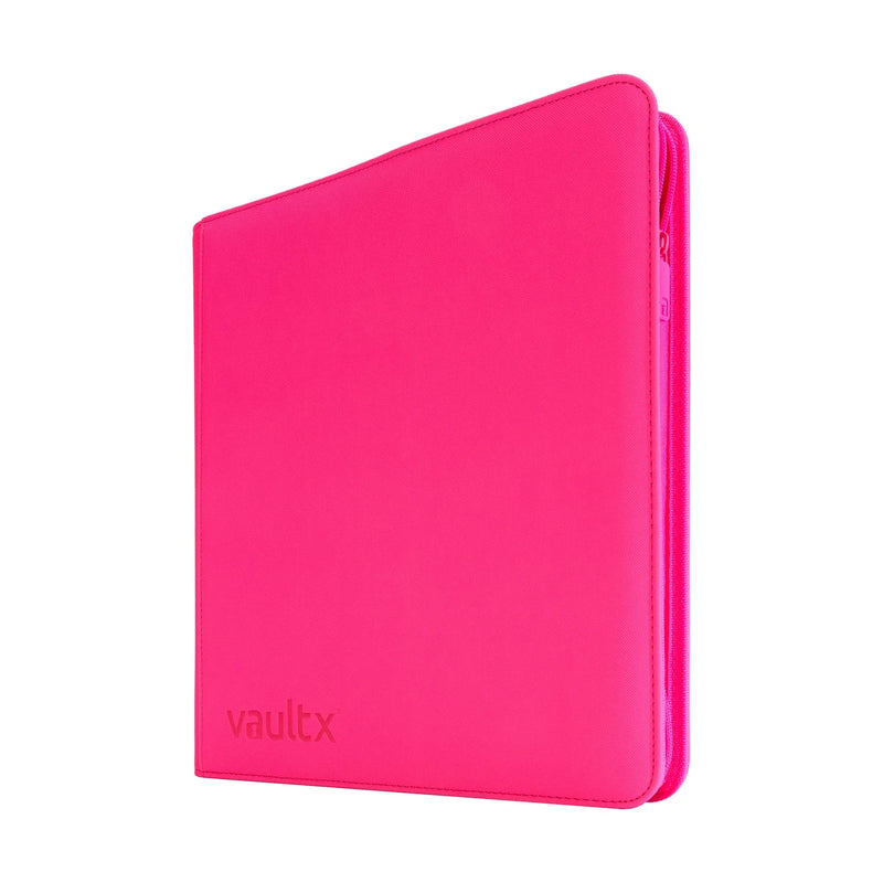 Vault X: 12-Pocket Zip Binder (Neon Pink)