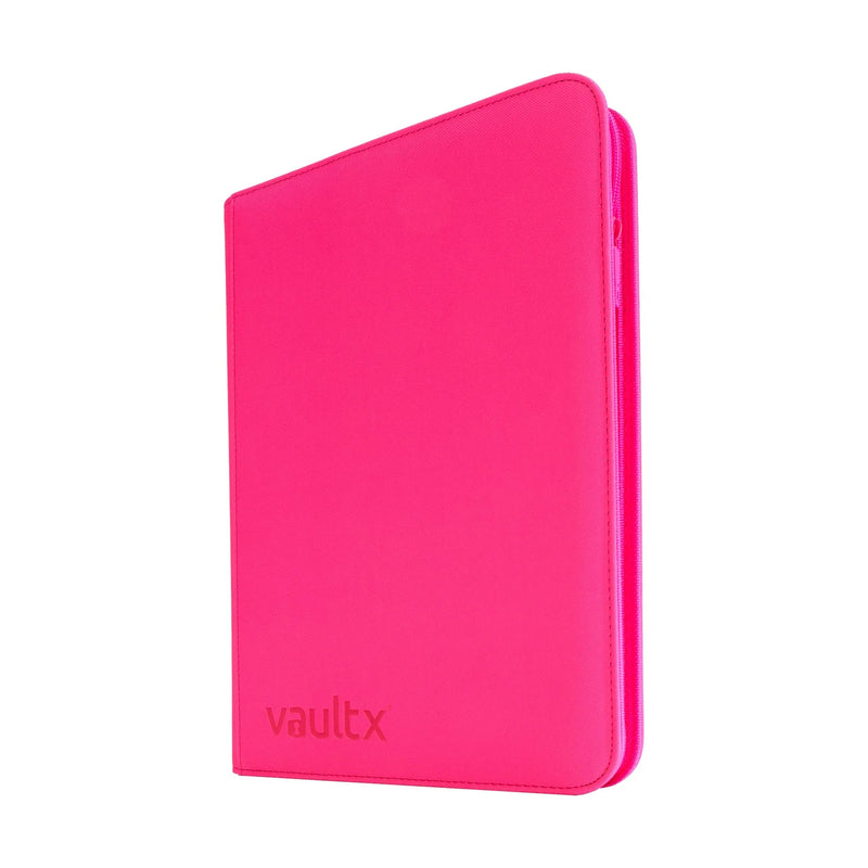 Vault X: 9-Pocket Zip Binder (Neon Pink)