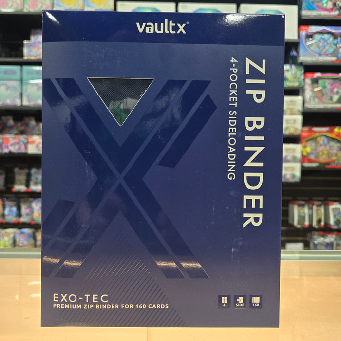 Vault X: 4-Pocket Zip Binder (Royal Blue)