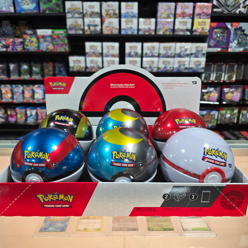 Pokémon TCG: Poke Ball Tin Display (Fall 2024)