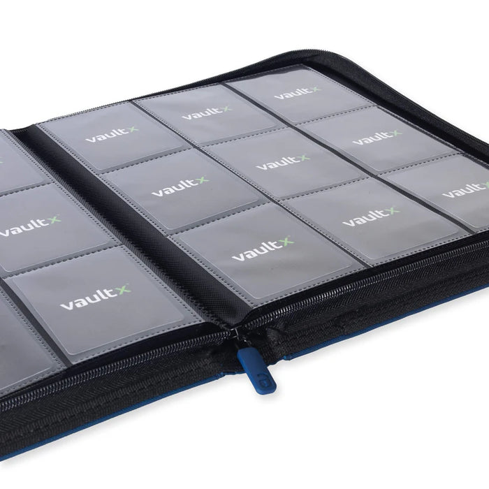Vault X: 9-Pocket Zip Binder (Royal Blue)