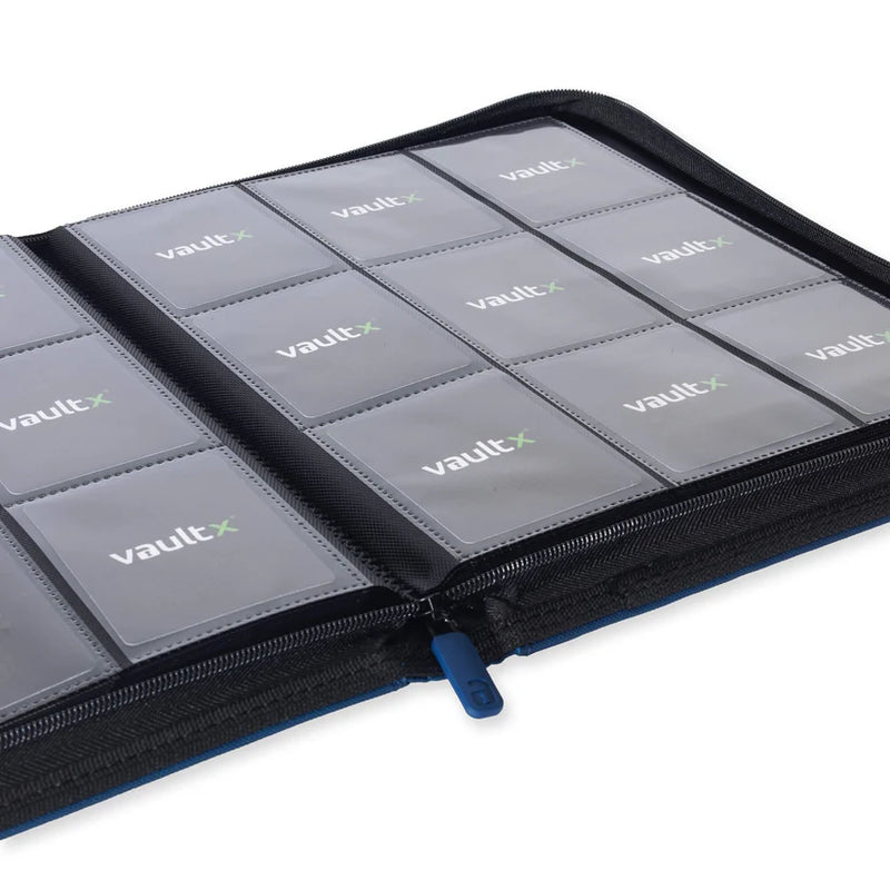 Vault X: 9-Pocket Zip Binder (Royal Blue)