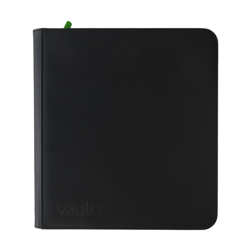 Vault X: 12-Pocket XL Zip Binder (Signature Black)