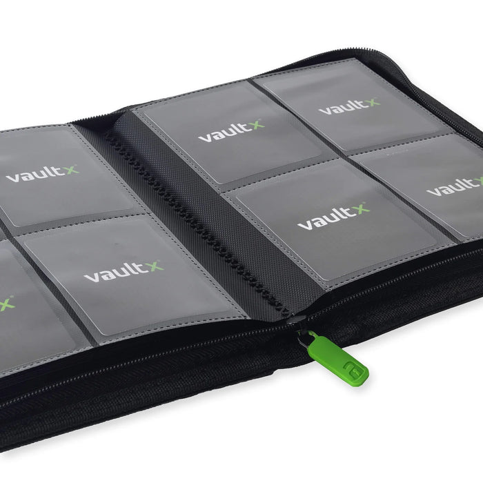 Vault X: 4-Pocket Zip Binder (Signature Black)