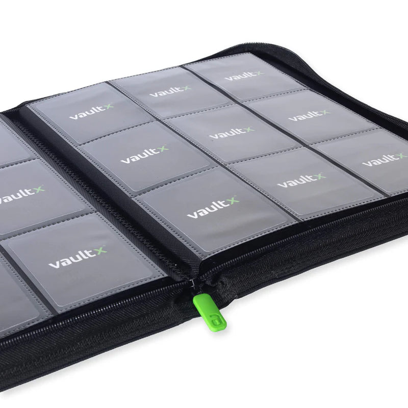 Vault X: 9-Pocket Zip Binder (Signature Black)