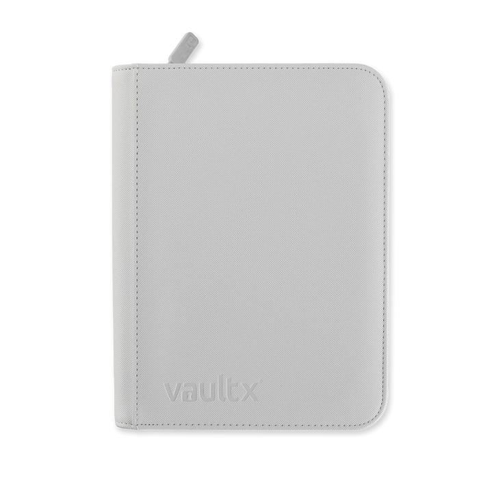 Vault X: 4-Pocket Zip Binder (White Edition)