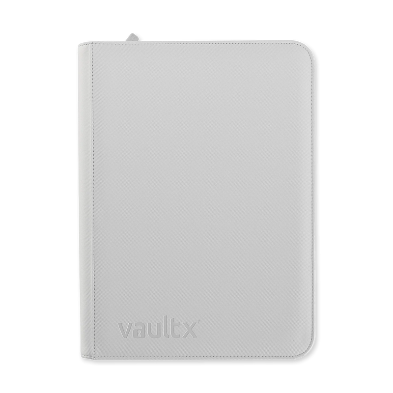 Vault X: 9-Pocket Zip Binder (White Edition)