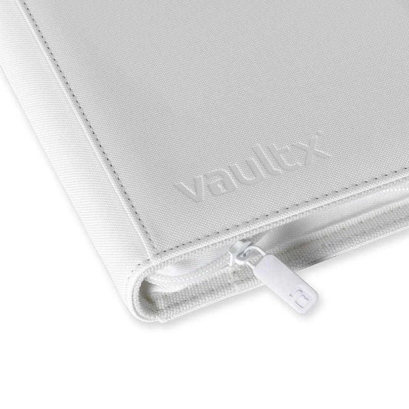 Vault X: 12-Pocket Zip Binder (White Edition)