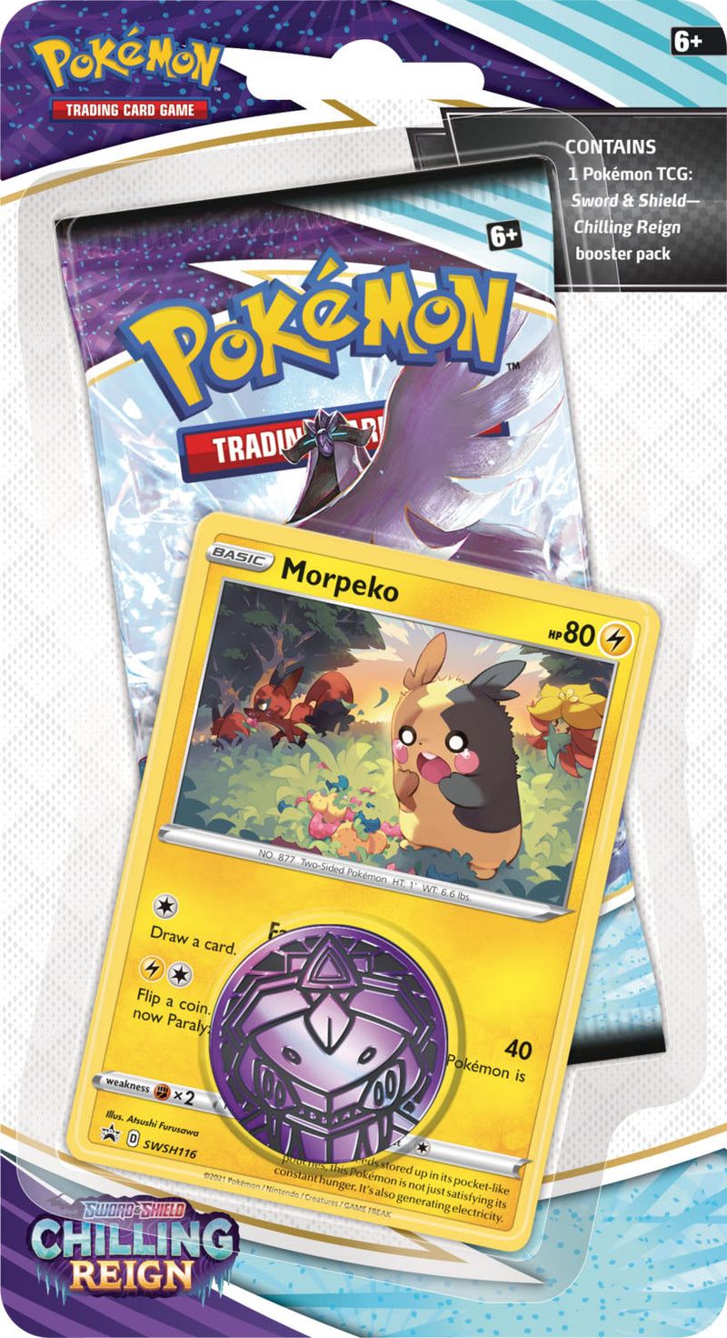 Pokémon TCG: Sword & Shield: Chilling Reign - Checklane Blister (Morpeko)