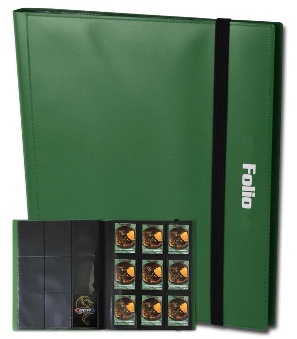 BCW: 9 Pocket Pro Binder - Green