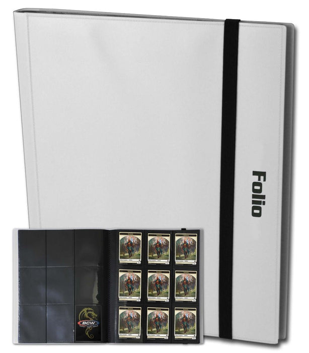 BCW: 9 Pocket Pro Binder - White