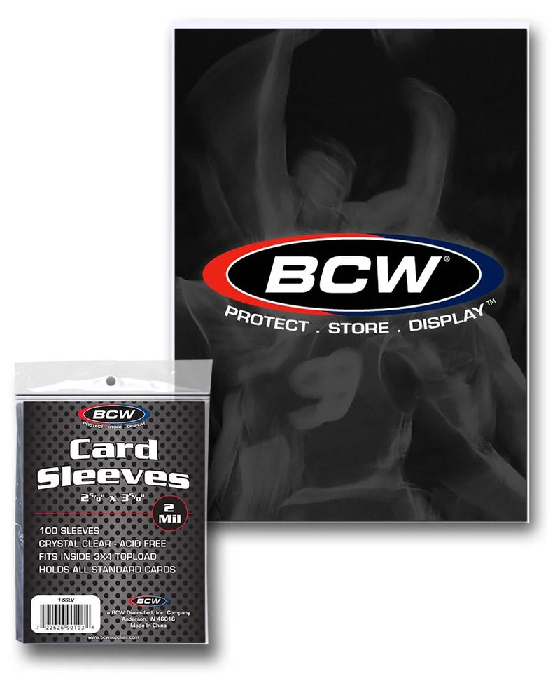 BCW Topload Premium Card Holders, 3 x 4 - 25 pack