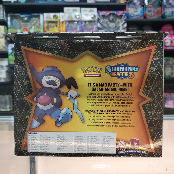 Pokémon TCG: Shining Fates - Mad Party Pin Collection (Galarian Mr. Rime)
