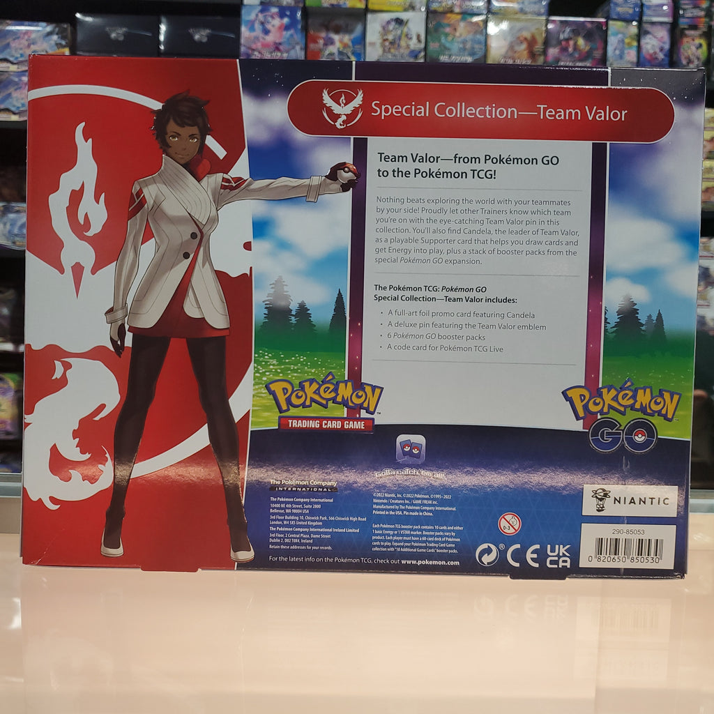  Pokemon TCG: Pokemon GO Special Collection - Team Valor : Toys  & Games