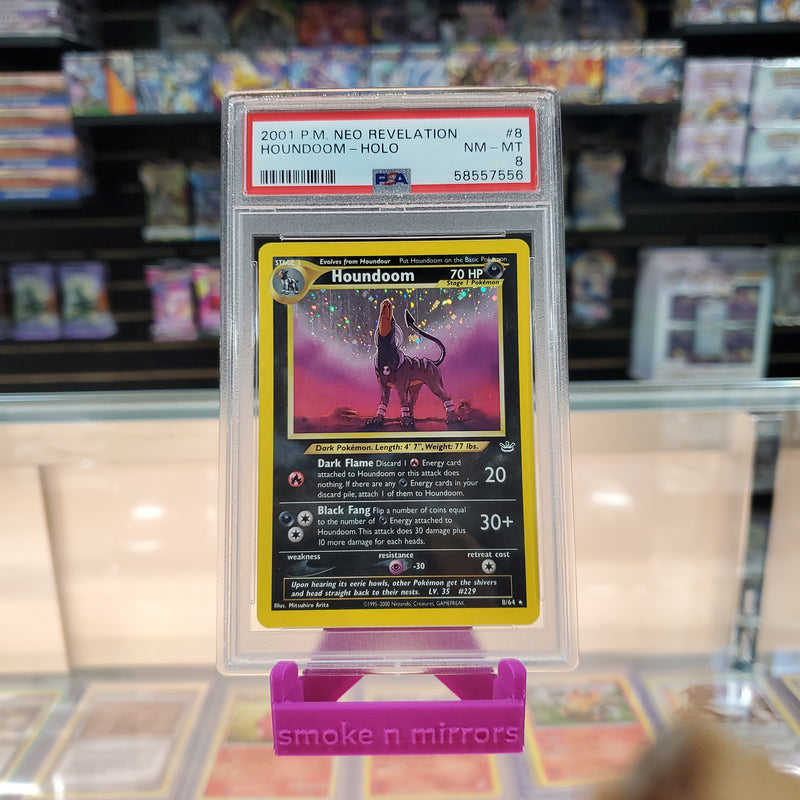 Houndoom - Neo Revelation Unlimited Holofoil: PSA 8