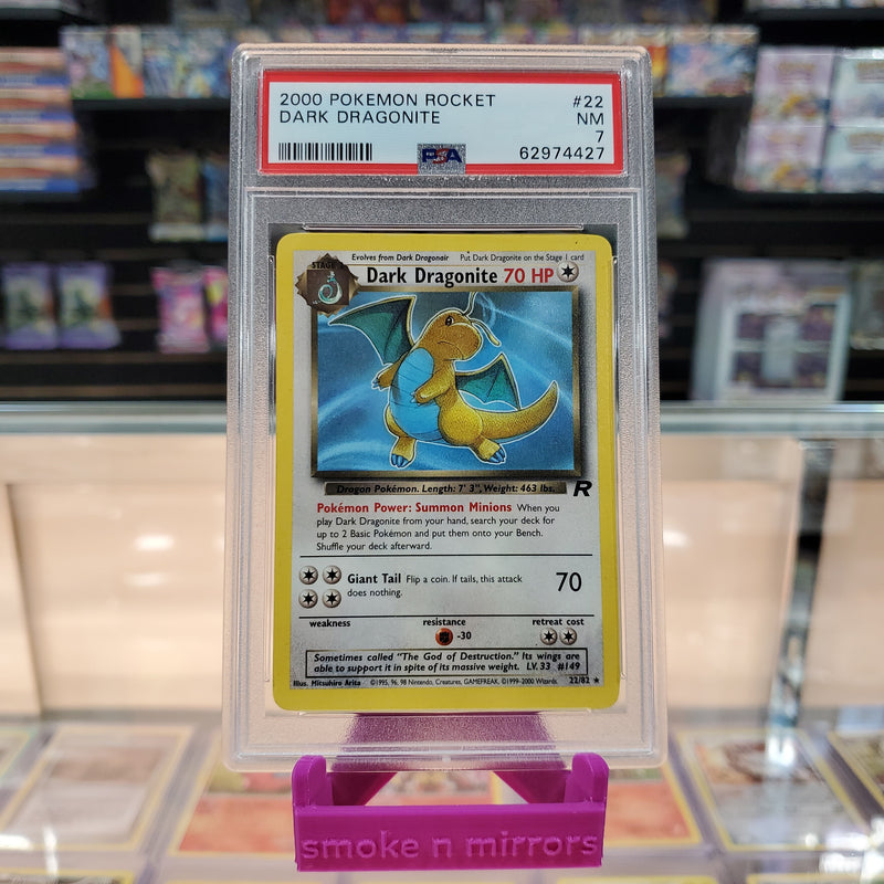 Dark Dragonite - Team Rocket Unlimited: PSA 7