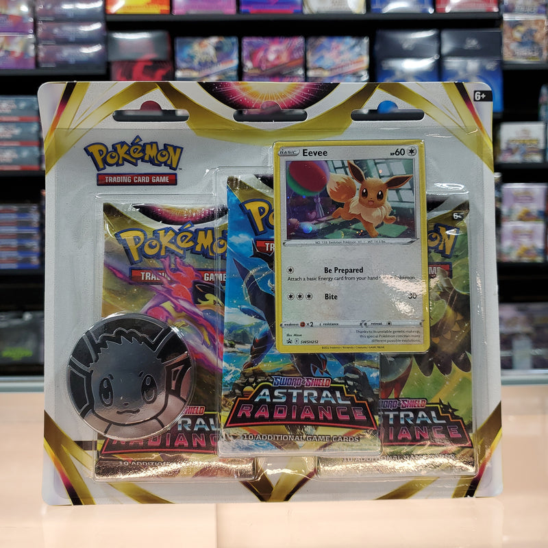 Pokemon Trading Card Game: Sword & Shield—Astral Radiance Three-Booster  Blister - Eevee