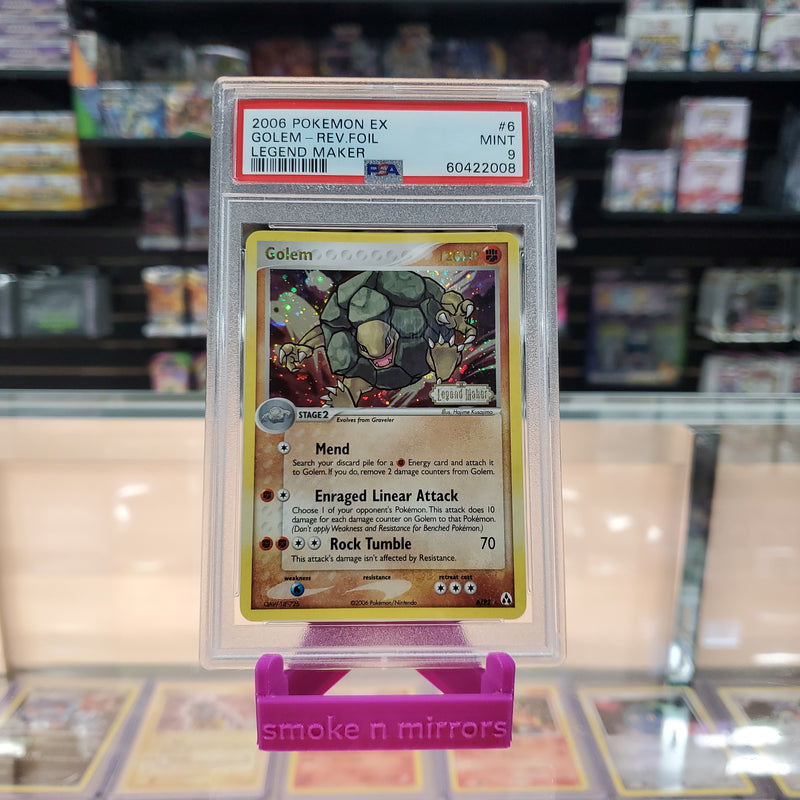 Golem - EX: Legend Maker Reverse Holofoil: PSA 9