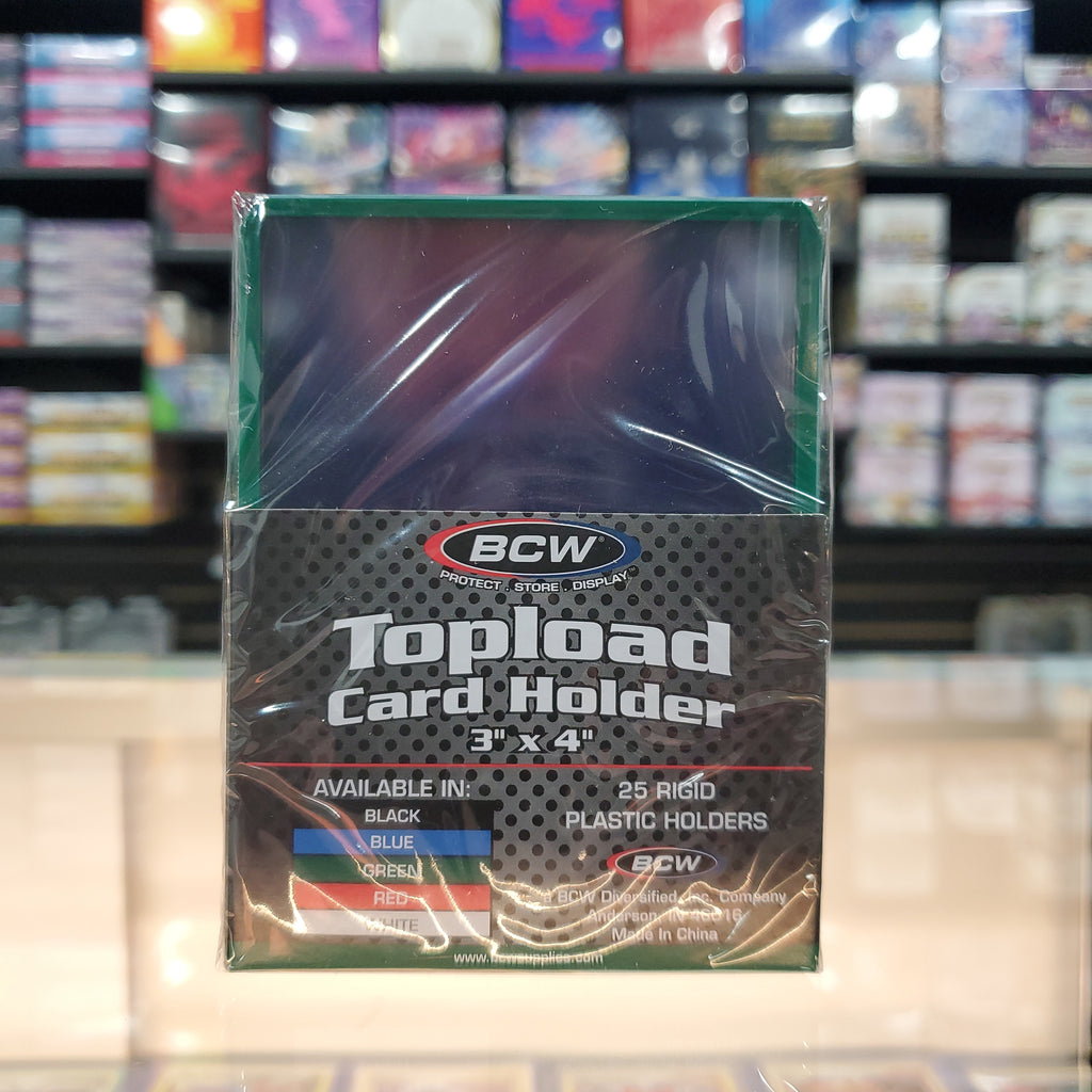 BCW Topload Premium Card Holders, 3 x 4 - 25 pack