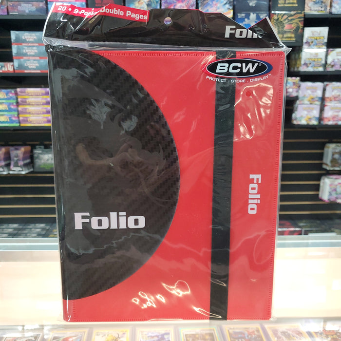 BCW: 9 Pocket Pro Binder - Red