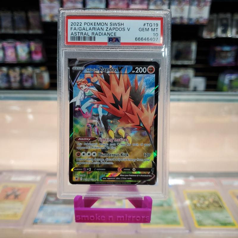 Galarian Zapdos V - Astral Radiance Holofoil: PSA 10