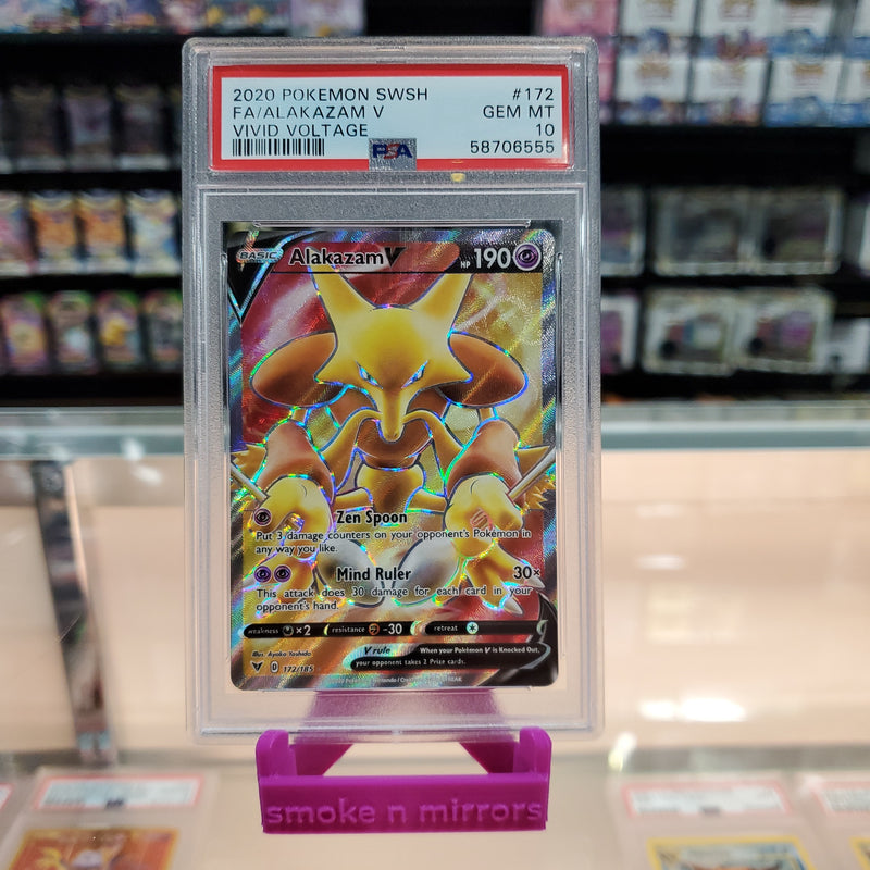 Alakazam V - Vivid Voltage Holofoil: PSA 10