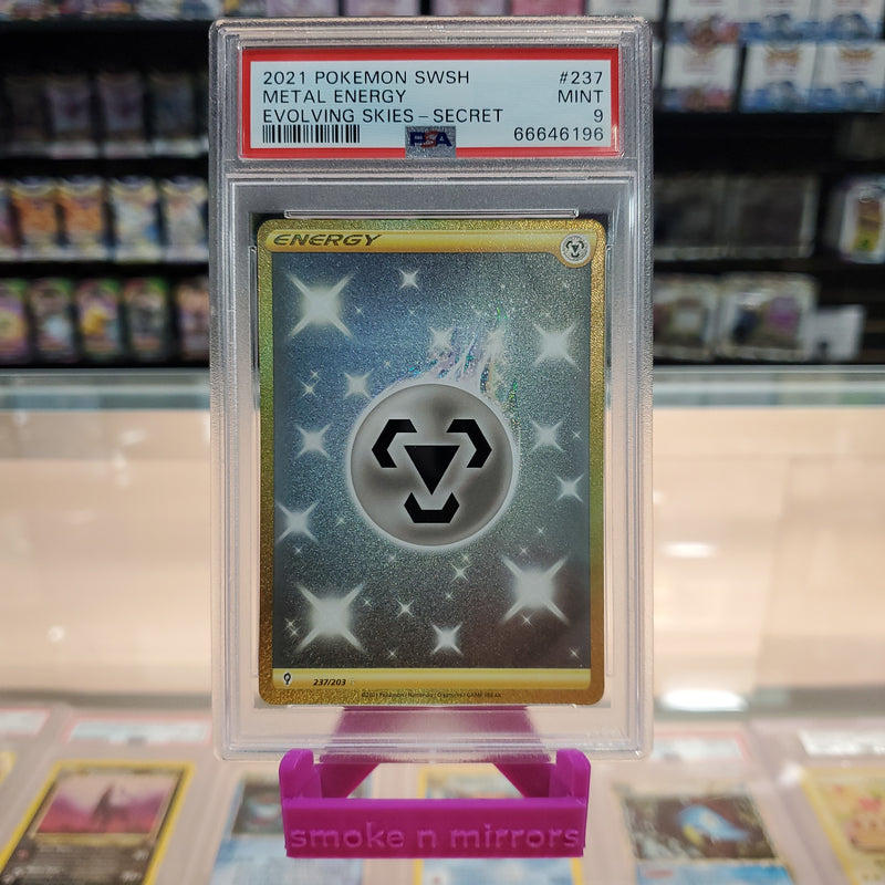 Metal Energy - Evolving Skies Holofoil: PSA 9