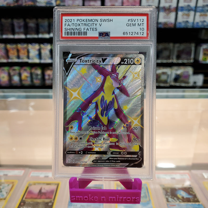 Toxtricity V - Shining Fates Holofoil: PSA 10