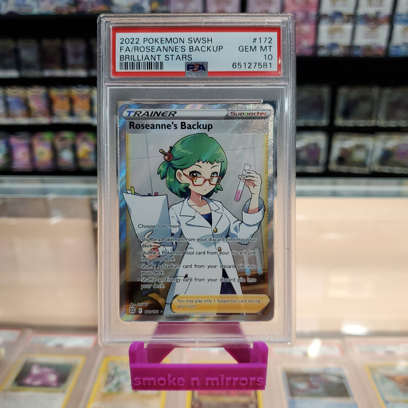 Roseanne's Backup (172/172) [Sword & Shield: Brilliant Stars] PSA 10