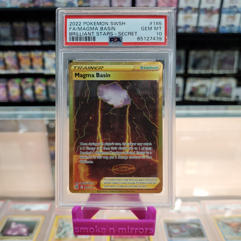 Magma Basin (185/172) [Sword & Shield: Brilliant Stars] PSA 10