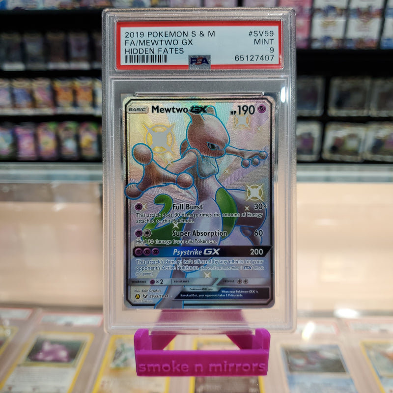 Mewtwo GX (SV59/SV94) [Sun & Moon: Hidden Fates - Shiny Vault] PSA 9