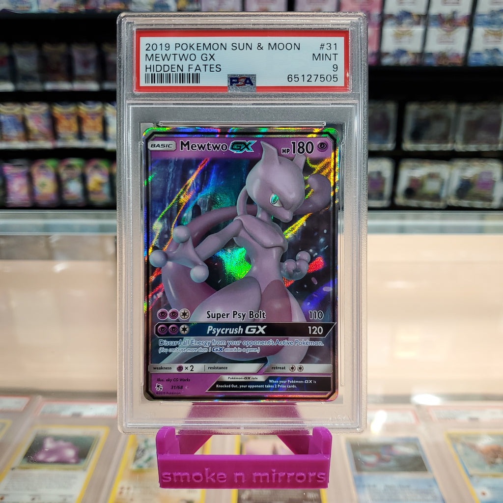 Mewtwo GX (31/68) [Sun & Moon: Hidden Fates] PSA 9