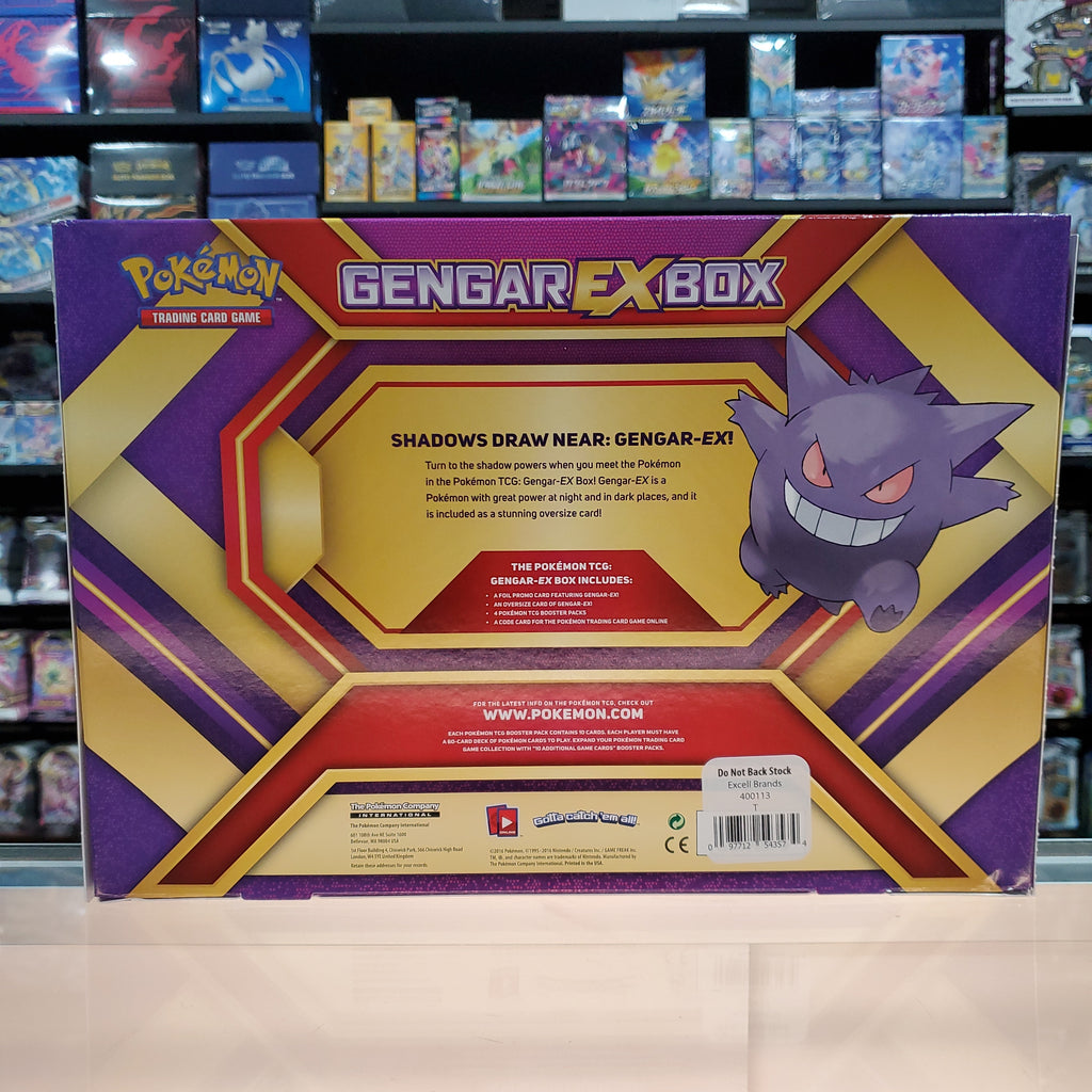 Pokemon Trading Card Game XY Gengar EX Box 4 Booster Packs, Promo