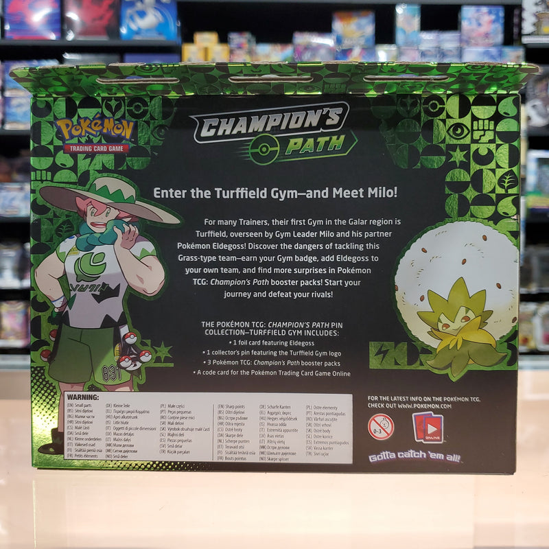 Pokémon TCG: Champion’s Path - Pin Collection (Turffield Gym)