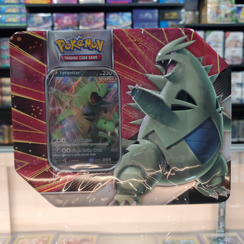 Pokémon TCG: Sword & Shield: Battle Styles - V Strikers Tin (Tyranitar V)