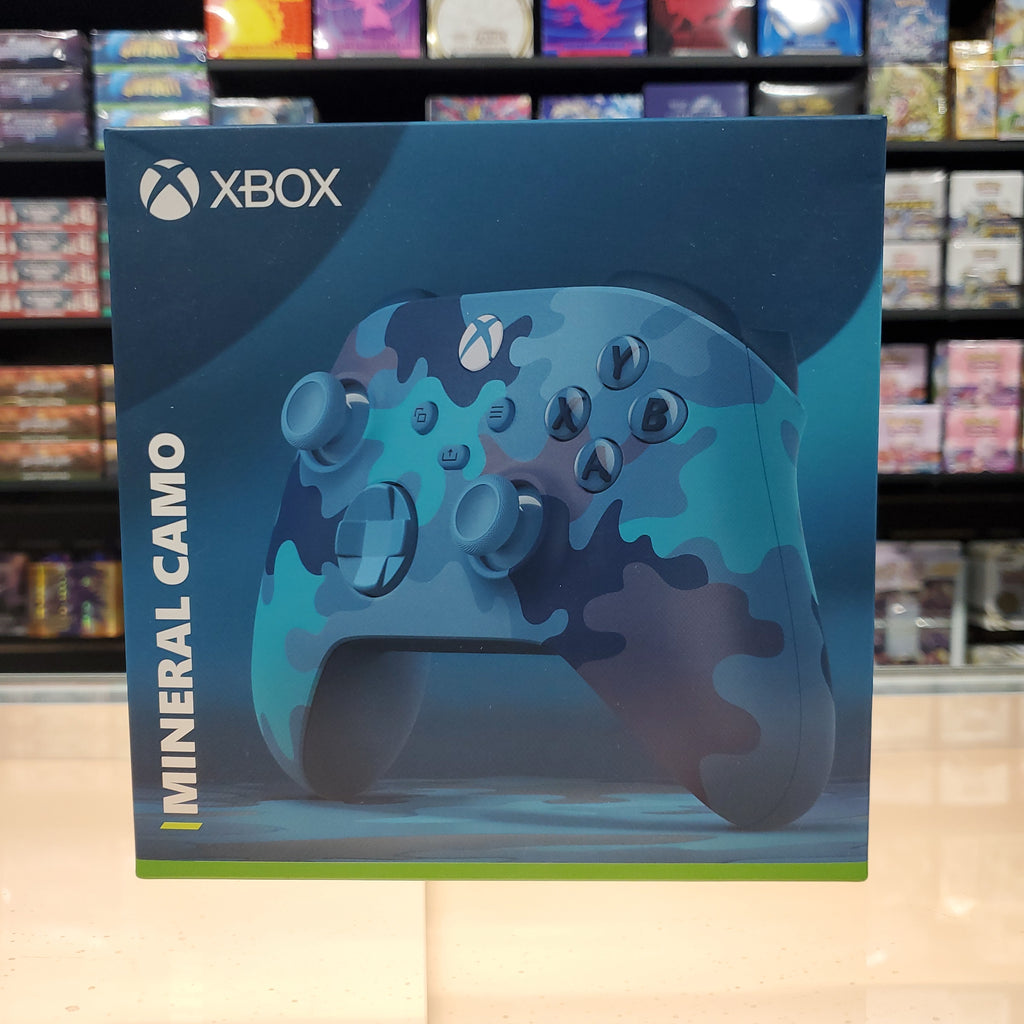 CONTROL XBOX INALAMBRICO MINERAL CAMO BLUE PARA XBOX SERIES X Y S –  Gameplanet