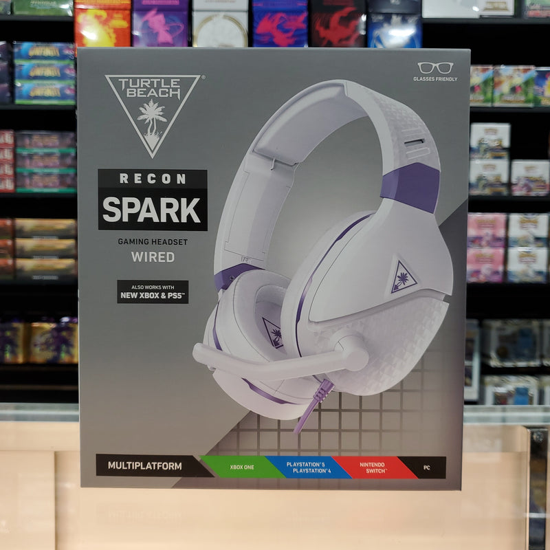 Turtle Beach Recon Spark Wired Gaming Headset for Nintendo Switch/Xbox  One/Series X|S/PlayStation 4/5 - White/Purple
