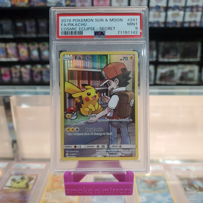 Cosmic Eclipse 241 Full Art Pikachu Secret PSA 9