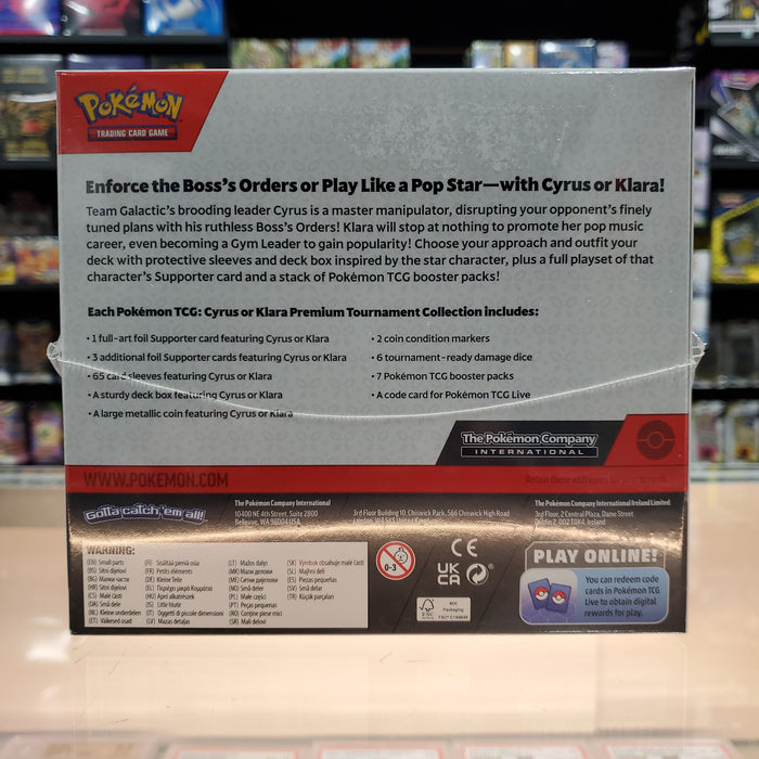 Pokémon TCG: Premium Tournament Collection Display (Cyrus/Klara)