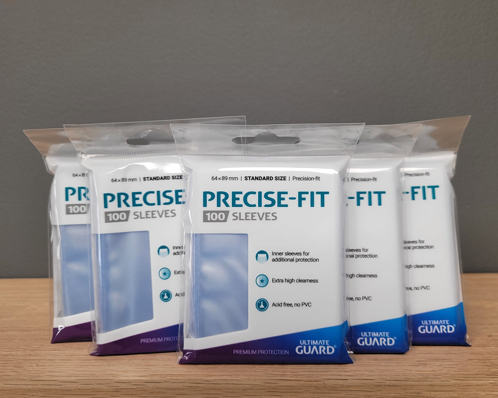 Ultimate Guard: Precise-Fit Sleeves Overd Clear (40) – Kodama Corp