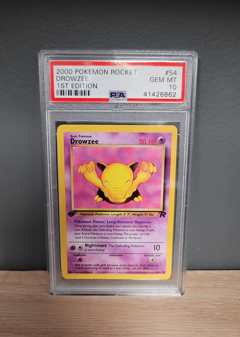 Drowzee - Team Rocket 1st Edition: PSA 10