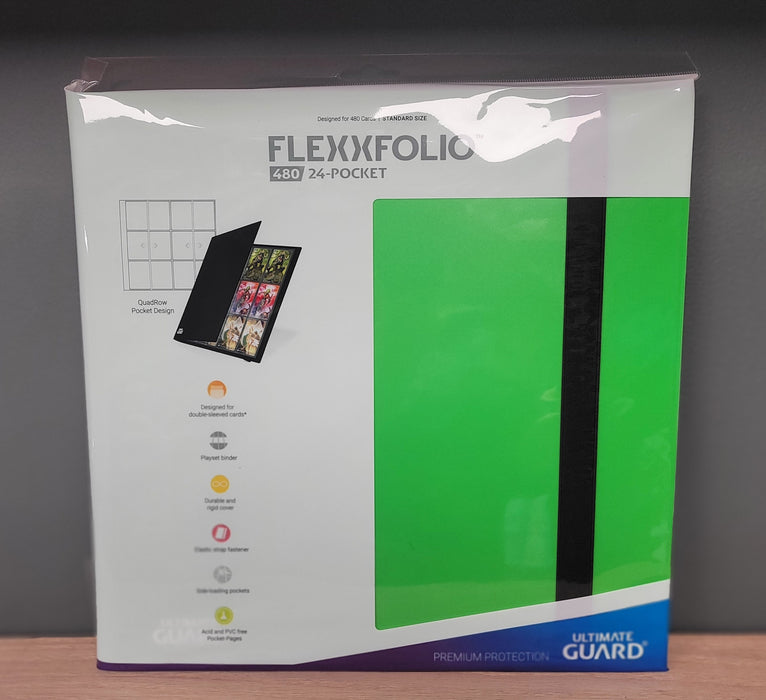 Ultimate Guard - 12 Pocket FlexxFolio Quadrow Playset Binder - Light Green