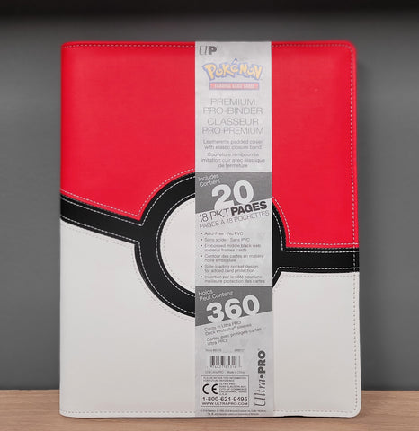 Ultra Pro Premium PRO-BINDER Padded Leatherette 9-Pocket Album with Center  Window for Pokemon, YuGiOh, Magic Cards and Photocards! Also for Baseball 